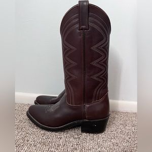 Vintage Double H Brown Cowboy boots